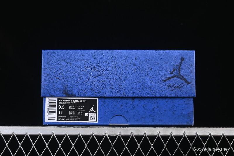 حذاء كرة السلة نايكي نايجل سيلفستر × اير جوردان 4 ريترو جوردان 4 ريترو بلو كولوشن - HF4340-400