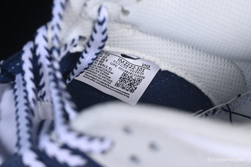 حذاء تزلج نايك SB دانك لو أزرق أبيض رمادي ملون بلون رمادي منخفض - IM2222-101