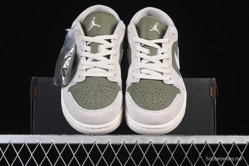 نايك اير جوردان 1 اير جوردان 1 لاو AJ1 AJ1 حذاء رياضي كاجوال منخفض الرقبة أخضر نعناعي - HV4089-201