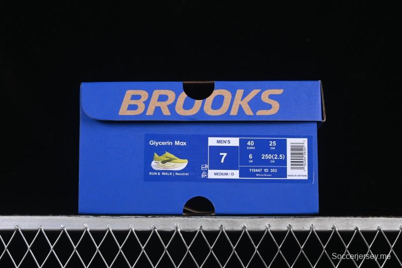 حذاء الجري نيتروجين ماراثون نيتروجين مبطن للرجال من بروكس جليسرين ماكس 1104471D303