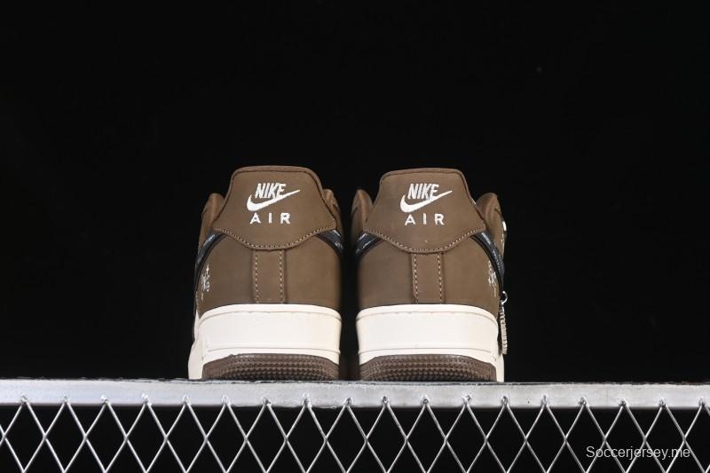 حذاء نايك اير فورس 1 '07 منخفض من نايك اير فورس 1 '07 LV Collaboration Military Force 1 '07 LV Collaboration حذاء رياضي كاجوال أخضر فضي أسود - DK0188-086