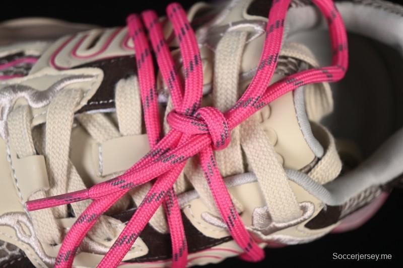 حذاء أديداس GG-CC GG-CC ستار نفس النمط بأربطة بأربطة مجوفة بنعل كريستالي مكتنزة - G25X3232B