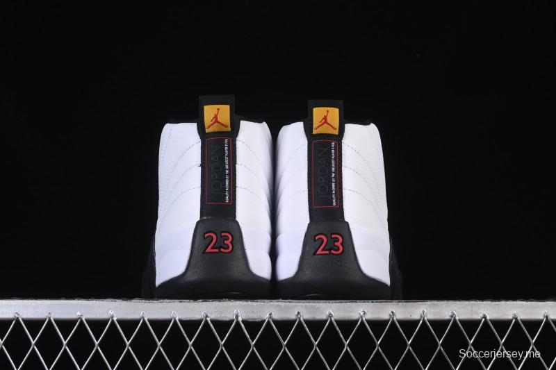 حذاء كرة السلة نايك اير جوردان 12 ريترو تاكسي تاكسي بإبزيم ذهبي - CT8013-117