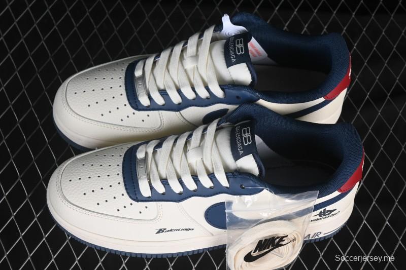 حذاء رياضي نايك اير فورس 1'07 منخفض كاجوال مع وسادة هوائية كاملة الطول - XD2588-604