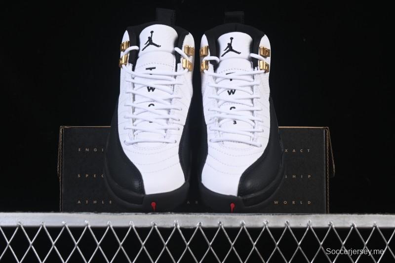 نايك اير جوردان 12 ريترو تاكسي نايك اير جوردان 12 تاكسي بإبزيم ذهبي - 153265-117