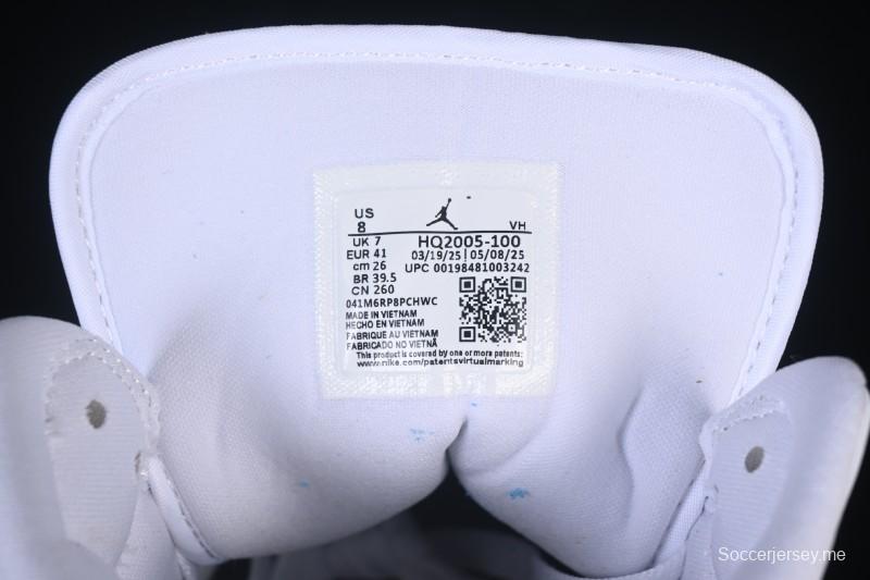 حذاء نايك اير جوردان 1 ريترو ميد ريترو من نايك اير جوردان 1 ريترو أزرق دنيم كاجوال - HQ2005-100