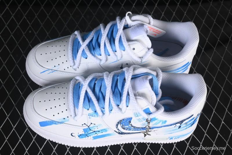 حذاء نايك اير فورس 1 '07 منخفض من نايك اير فورس 1 '07 القوس منخفض القوس مرسوم باليد من سلسلة زودياك المرسومة باليد - 11231221