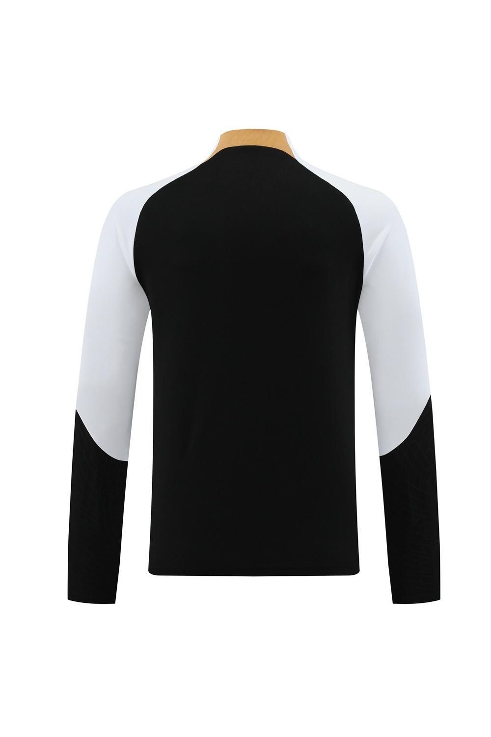 25/26 تشيلسي جاكيت تشيلسي أسود نصف سحاب + بنطلون طويل + بنطلون طويل