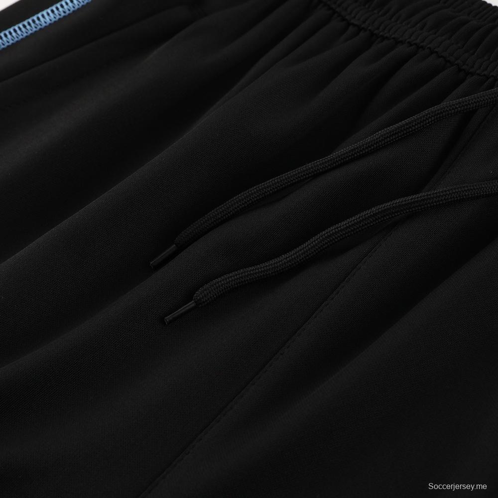 23/24 أرسنال أسود S-2XL سترة نصف سحاب + بنطلون طويل 23/24 أرسنال أسود S-2XL