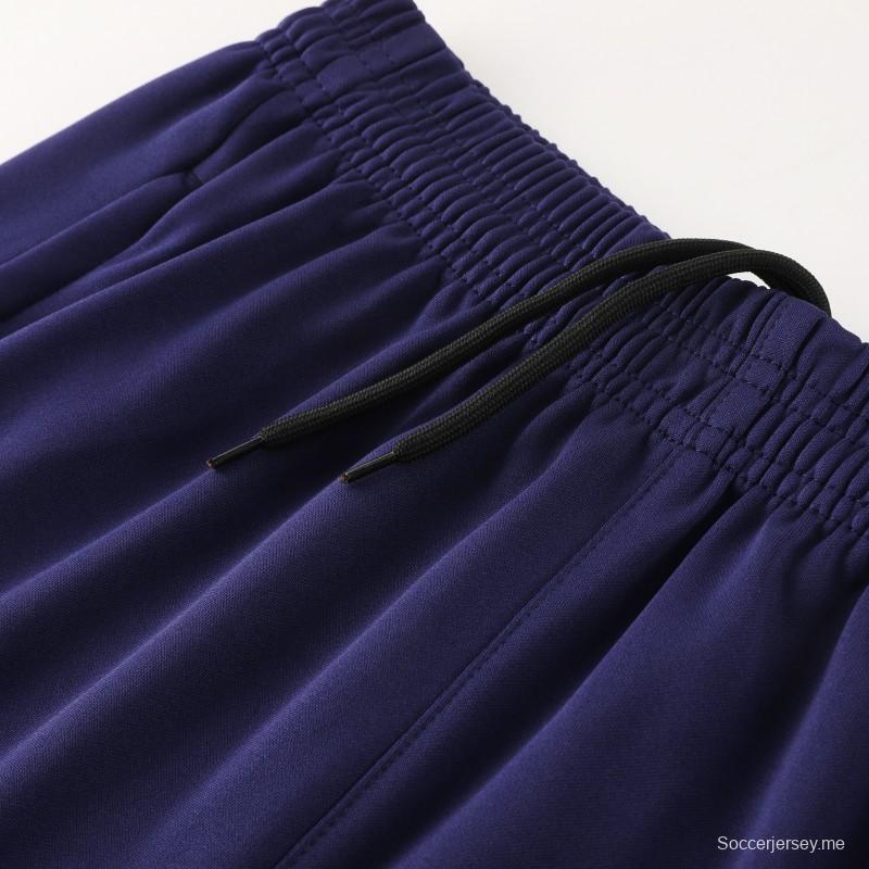 2025 إنجلترا 2025 أكمام قصيرة بنفسجية + شورت كرة قدم قصير