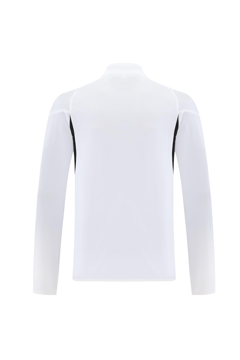 25/26 ليفربول أبيض S-2XL ليفربول سترة نصف سحاب + بنطلون طويل + أبيض S-2XL