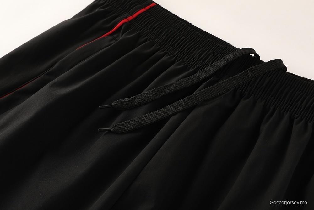 25/26 ليفربول أبيض S-2XL ليفربول سترة نصف سحاب + بنطلون طويل + أبيض S-2XL