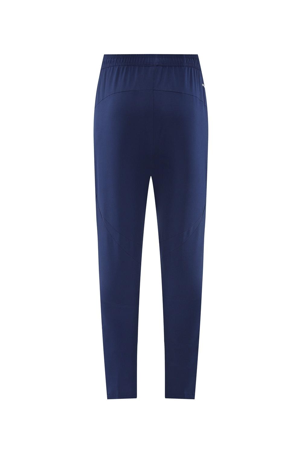 2025 أديداس 2025 جاكيت أزرق ملكي نصف سحاب أزرق + بنطلون طويل S-2XL