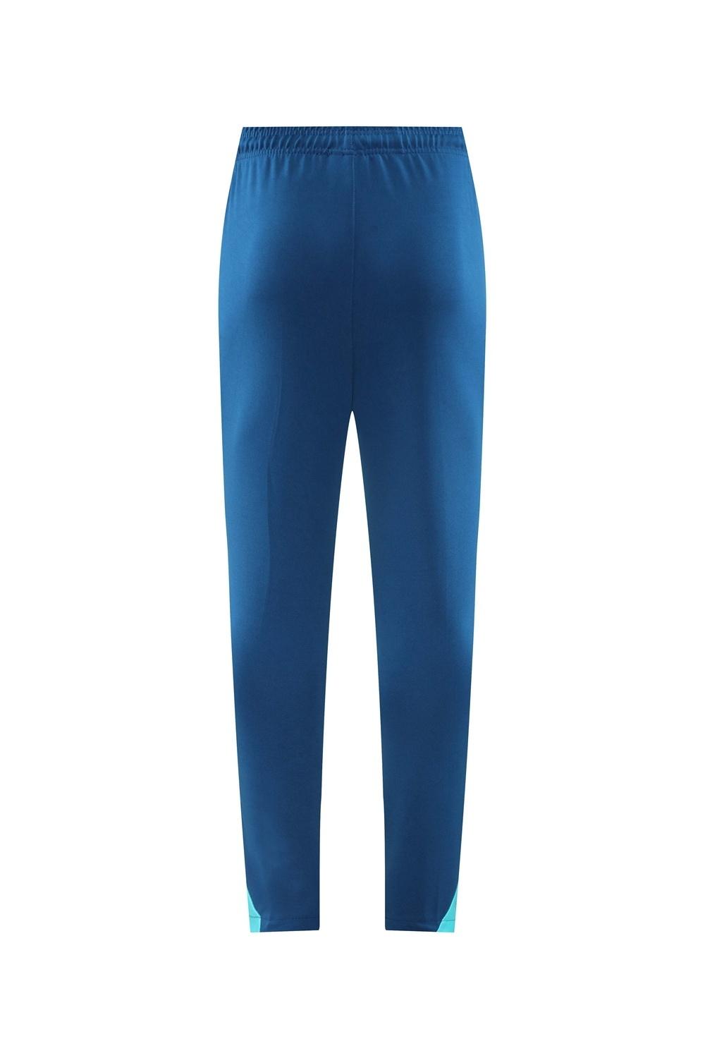 2025 البرتغال 2025 جاكيت أزرق ملكي نصف سحاب + بنطلون طويل