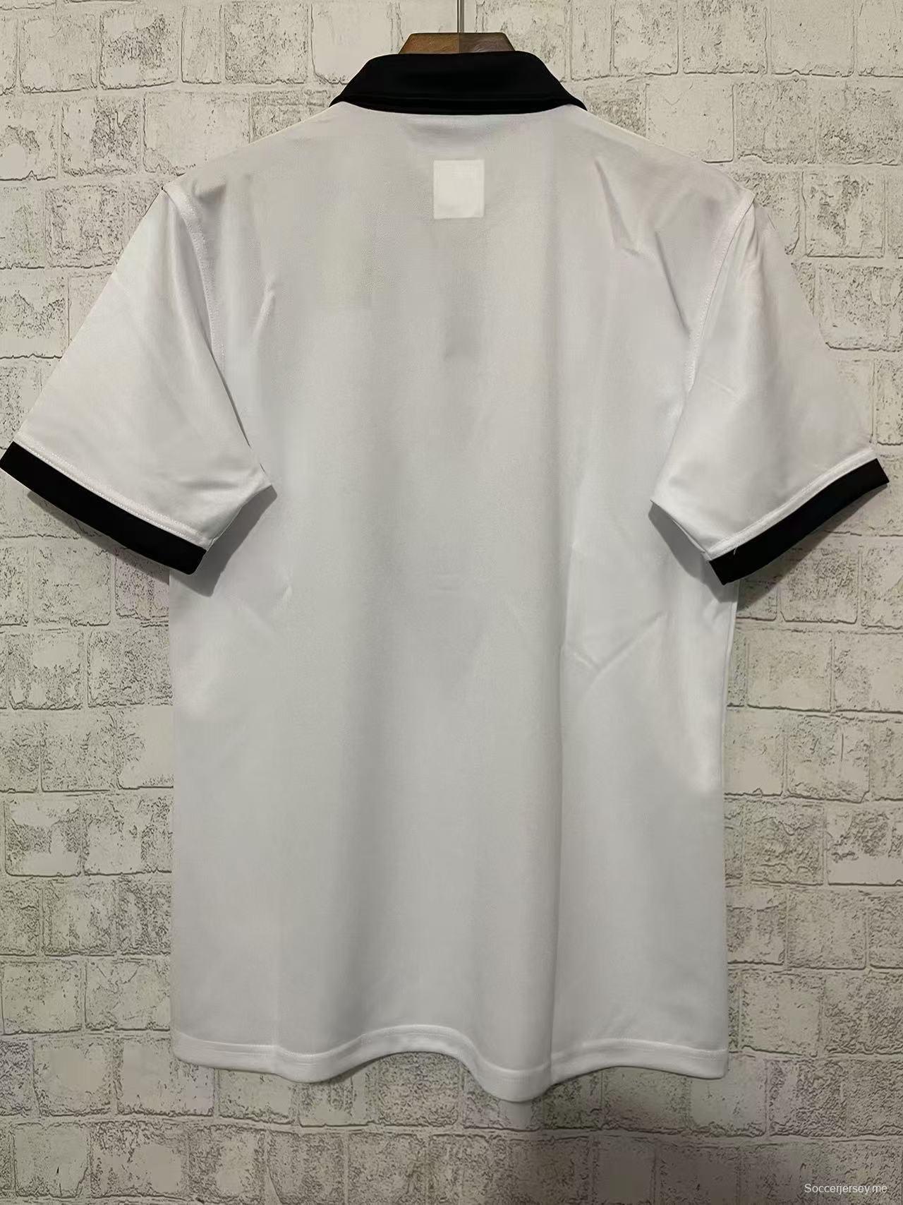 2024 قميص كيوي نيوزيلندي أبيض مع قميص أسود بنقشة الشطرنج على شكل حرف V