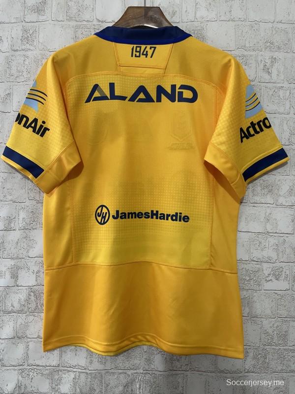 قميص 25/26 باراماتا إيلز ذهبي بخطوط كحلية