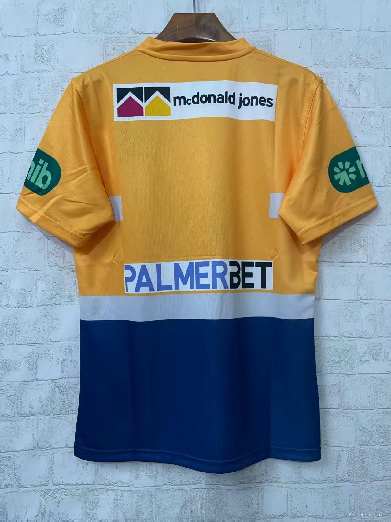 25/26 قميص نيوكاسل نايتس ذهبي مع قميص مخطط باللون الكحلي