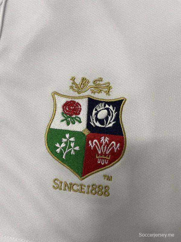 2026 شورت أبيض قصير أسود بريطاني وأيرلندي 2026