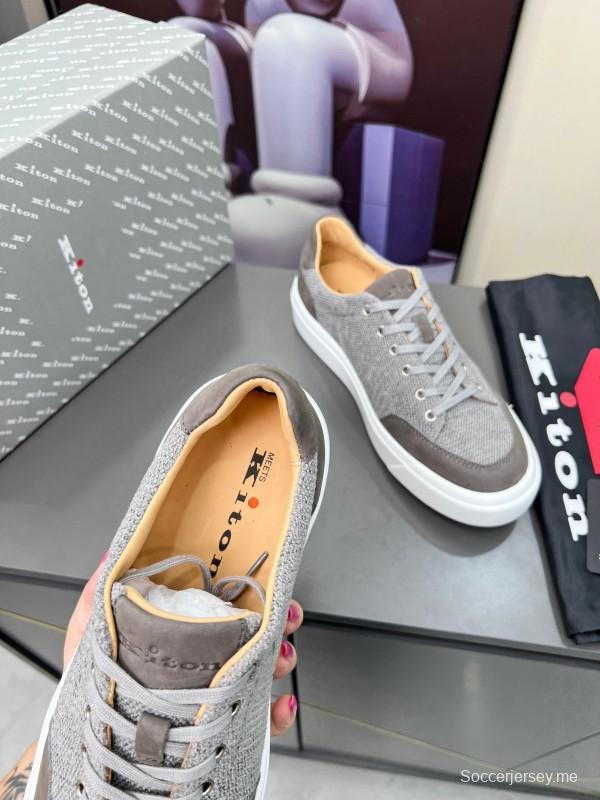 Kiton Tie-Down Old Money Style Casual Men's Shoes - KFY00320