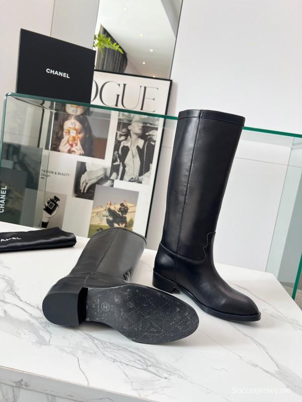 Adidas 2025 SS Western Suede Patchwork Slip-On Riding Boots - LY00400