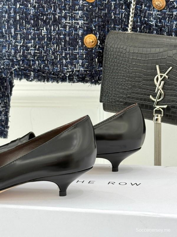 حذاء ذا رو بكعب عالٍ مدبب من الأمام بكعب مدبب من الأمام بتصميم بسيط - KFY00320