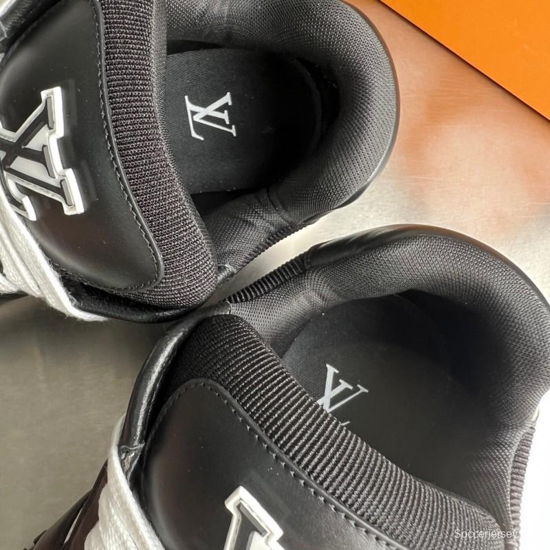 أديداس 2025 أديداس 2025 حذاء كاجوال مسطح برباط من الجلد بمقدمة مستديرة برباط - YC