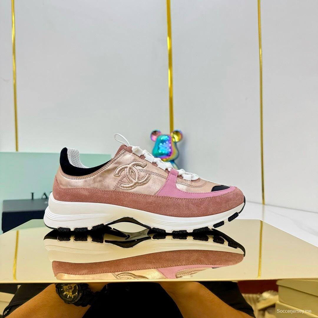 شانيل 2025 شانيل 2025 حذاء رياضي كاجوال بنعل مكتنزة - LY00310