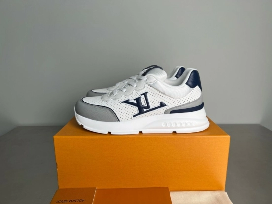 حذاء كاجوال كلاسيكي من الجلد الكلاسيكي برباط عند الأصابع المستديرة - YC