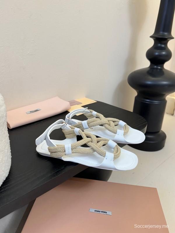 ميو 2025 صندل منسوج بحبل منسوج من ميو 2025 - KFY00330