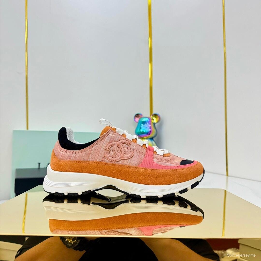 شانيل 2025 شانيل 2025 حذاء رياضي كاجوال بنعل مكتنزة - LY00310