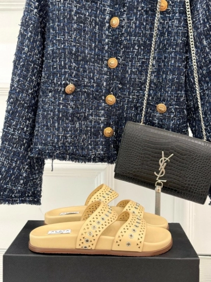 صندل كاجوال مجوف من ALAIA 2025 SS - KFY00260