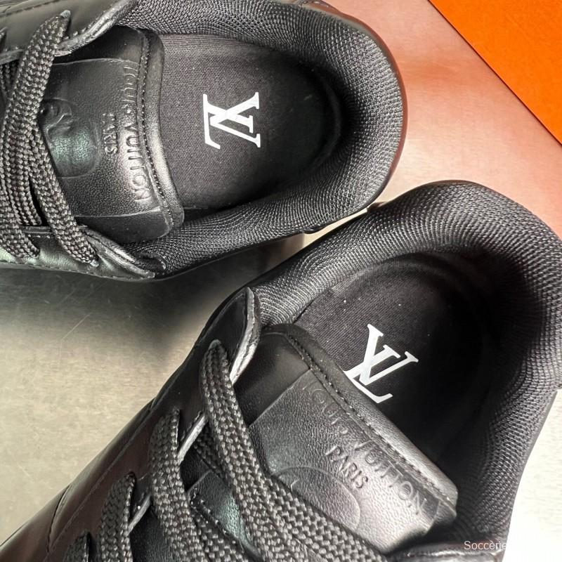 LV لويس فويتون 2025 حذاء رياضي كاجوال بلاتفورم سنيكرز من تصميم فاريل ويليامز - YC