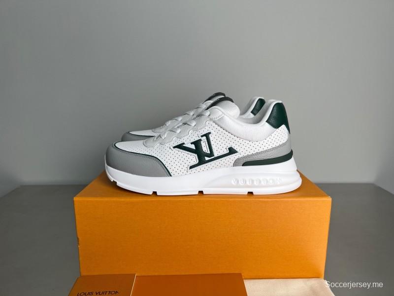 حذاء كاجوال كلاسيكي من الجلد الكلاسيكي برباط عند الأصابع المستديرة - YC