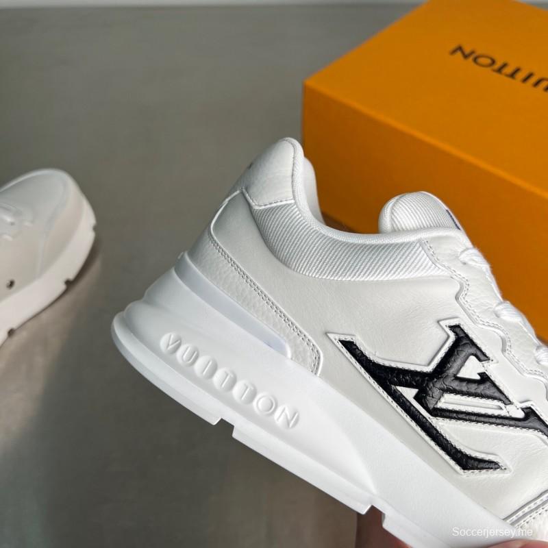 حذاء كاجوال كلاسيكي من الجلد الكلاسيكي برباط عند الأصابع المستديرة - YC