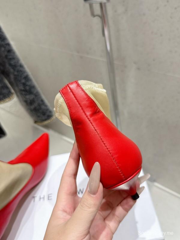 صندل بكعب شبكي بكعب عالٍ شبكي بكعب عالٍ من طراز ريترو 2025 من ثيرو 2025 - KFY00320