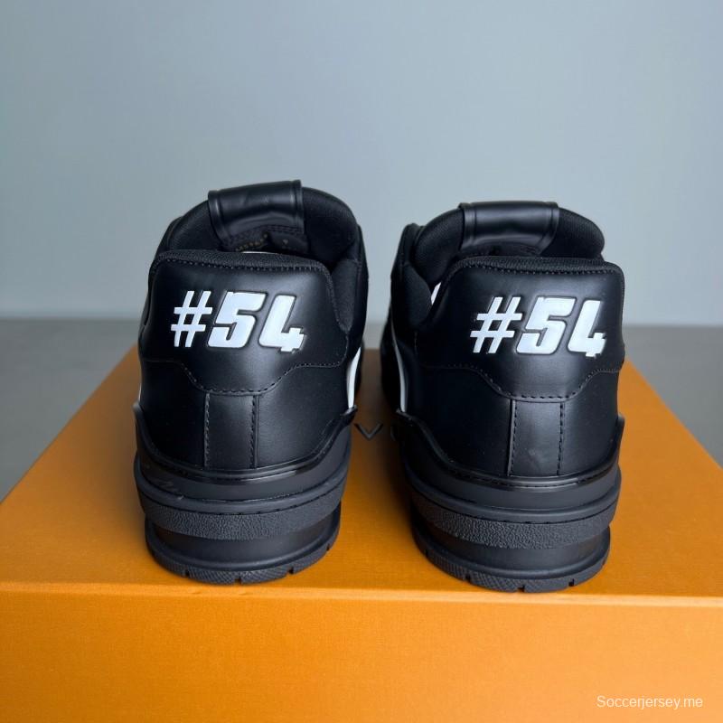 حذاء رياضي مكرر لربيع وصيف 2025 من لويس فويتون 2025 بجلد العجل المستورد وشعار توقيع لويس فويتون - YC