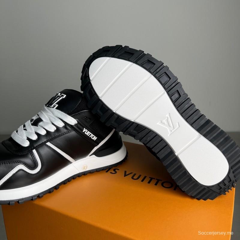 أديداس 2025 أديداس 2025 حذاء كاجوال مسطح برباط من الجلد بمقدمة مستديرة برباط - YC