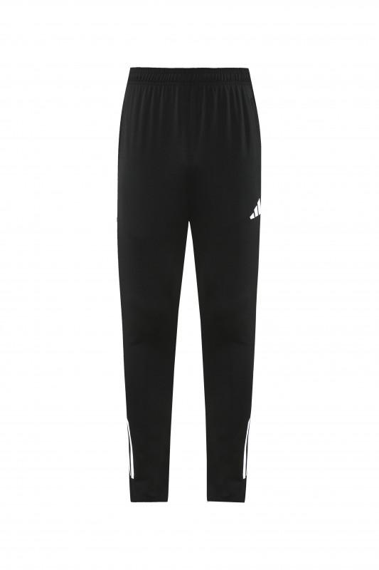 25/26 أديداس جاكيت رياضي أبيض بسحاب كامل + بنطلون طويل + جاكيت أديداس أبيض