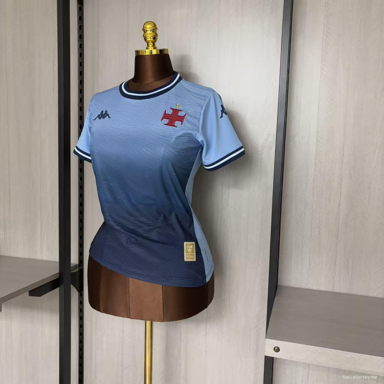 25/26 نساء فاسكو دا جاما حارس مرمى فاسكو دا جاما قميص أزرق