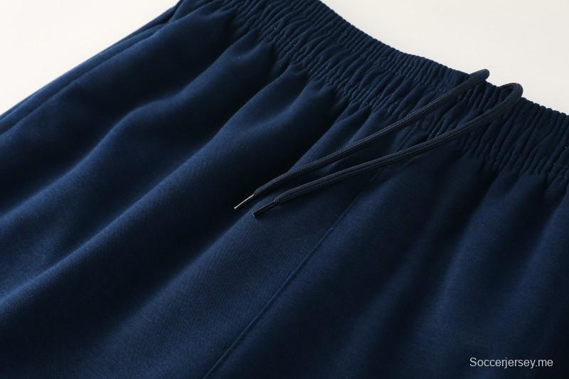 25/26 نابولي أزرق سماوي أزرق سحاب كامل سترة رياضية + بنطلون طويل