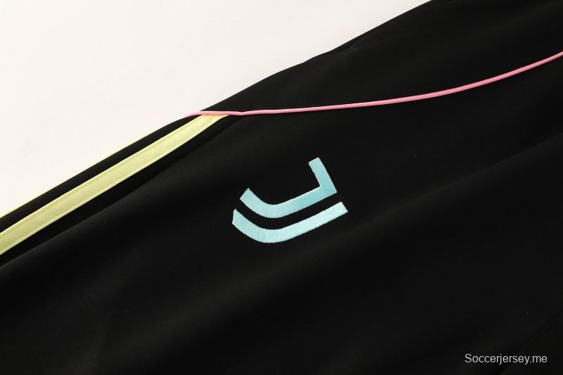 25/26 يوفنتوس جاكيت رياضي أبيض بسحاب كامل + بنطلون طويل + جاكيت يوفنتوس أبيض