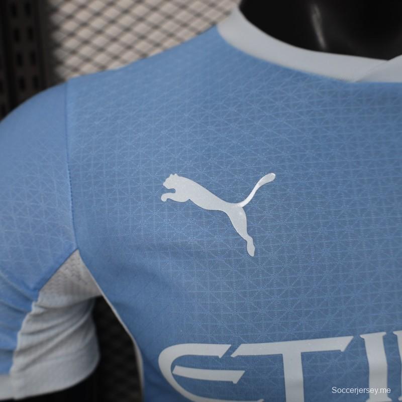 26/27 نسخة اللاعبين قميص مانشستر سيتي الرئيسي (النسخة المتوقعة)