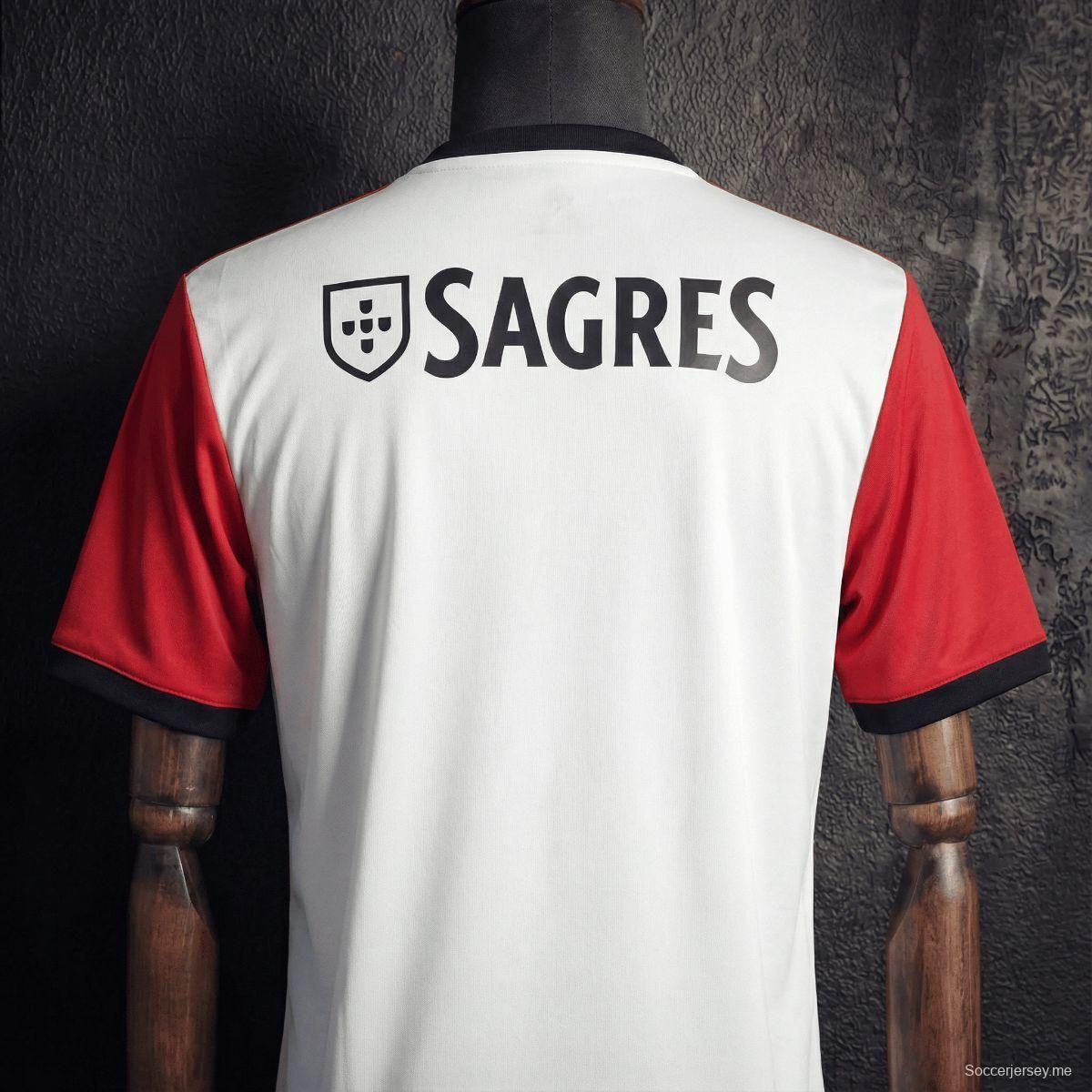 25/26 بنفيكا إصدار خاص قميص أبيض