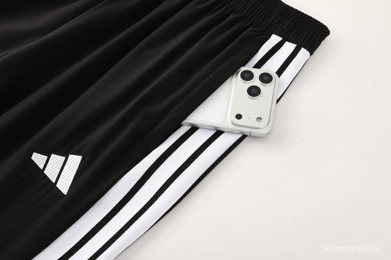 2026 ألمانيا هودي أسود بزر سحاب كامل وسترة واقية من الرياح + بنطال طويل