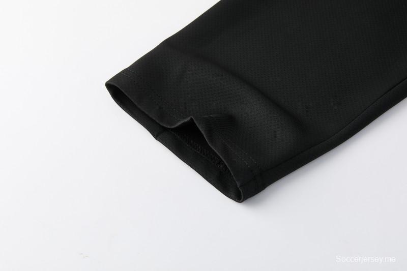 2026 NIKE سترة سوداء بسحاب كامل + بنطال طويل