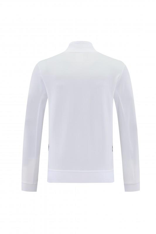 2026 NIKE سترة بيضاء بسحاب كامل + بنطال طويل