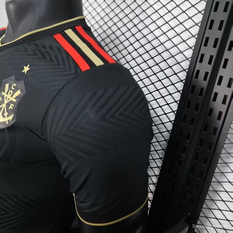 25/26 نسخة اللاعبين قميص فلامنغو الأسود للعب خارج أرضه