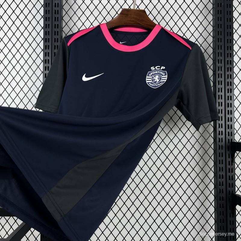 قميص ما قبل المباراة لفريق سبورتينغ لشبونة للرجال لموسم 2026/27