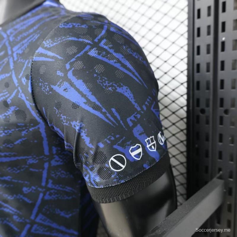 قميص اللاعب الإصدار 2026، طراز "الأرجنتين الأسود والأزرق" (الإصدار الخاص)