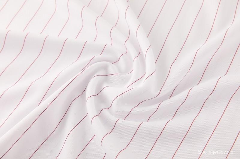 26/27 أرسنال  قميص أبيض مخطط بأكمام قصيرة + شورت كرة قدم